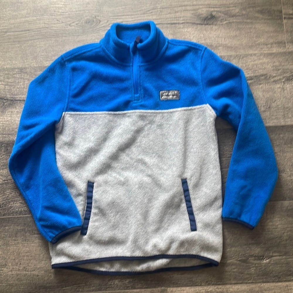 Eddie Bauer Fleece 1/4 Zip Pullover, Youth Size 10